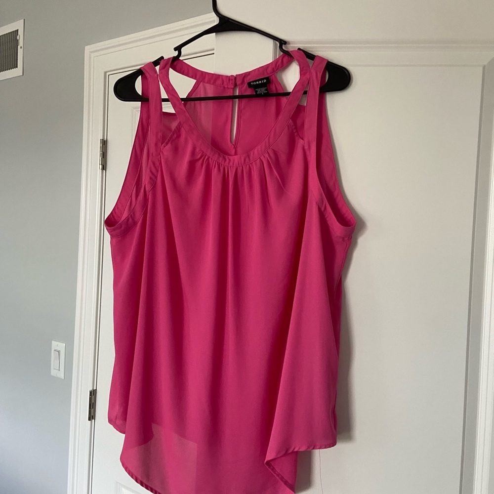 Loose fit dressy tank top